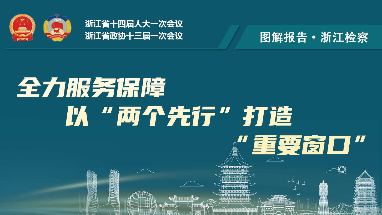 圖解報告丨浙江檢察機關(guān)全力服務(wù)保障打造“重要窗口”